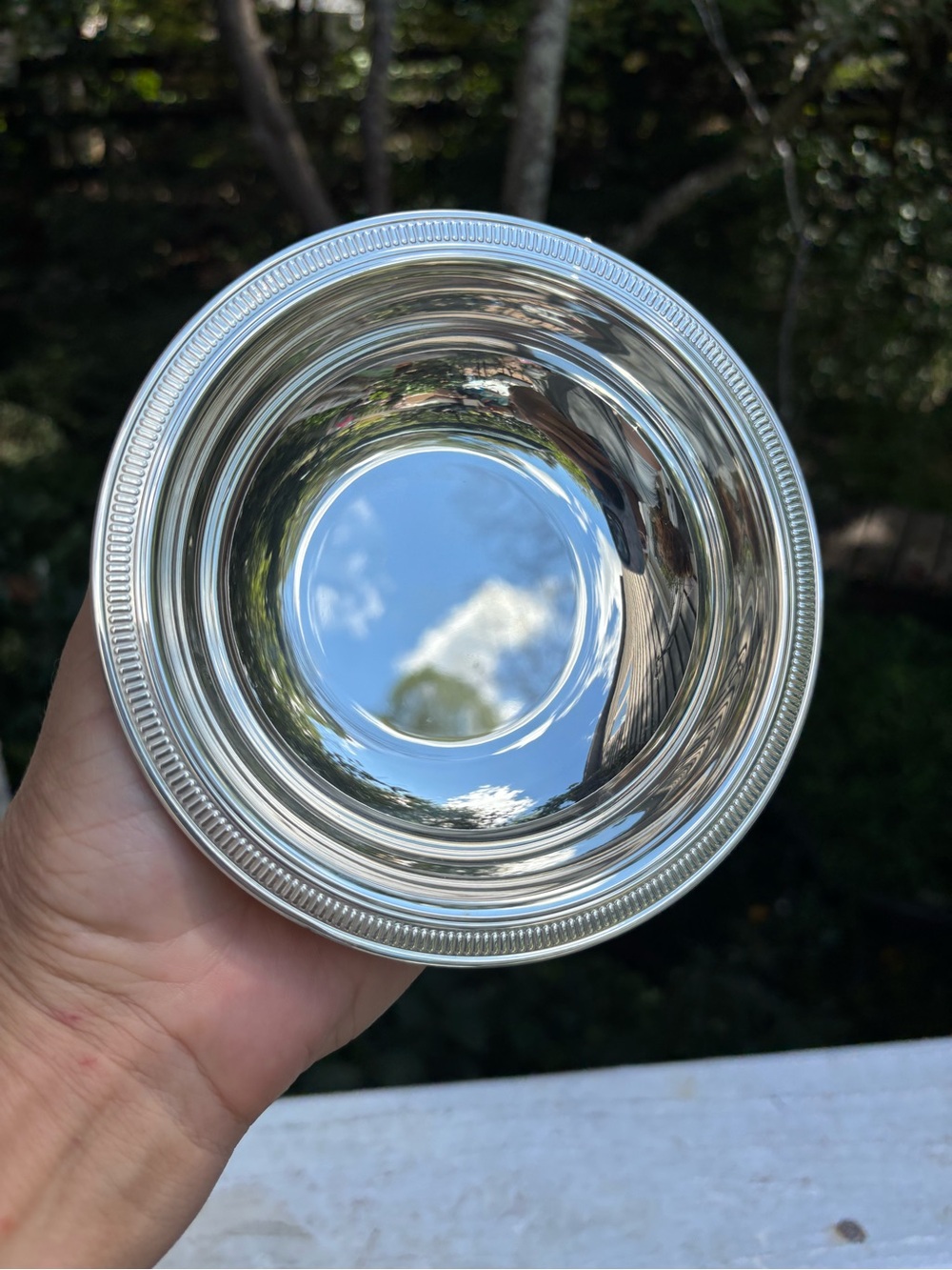 Maestri by Gorham Polished 5”. Silver Plate Serving Bowl